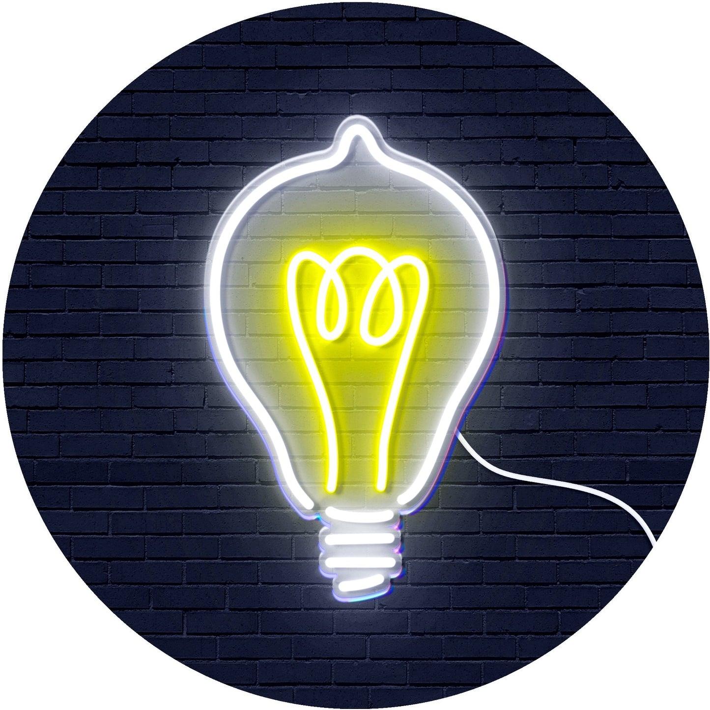 Light Blub Ultra-Bright LED Neon Sign