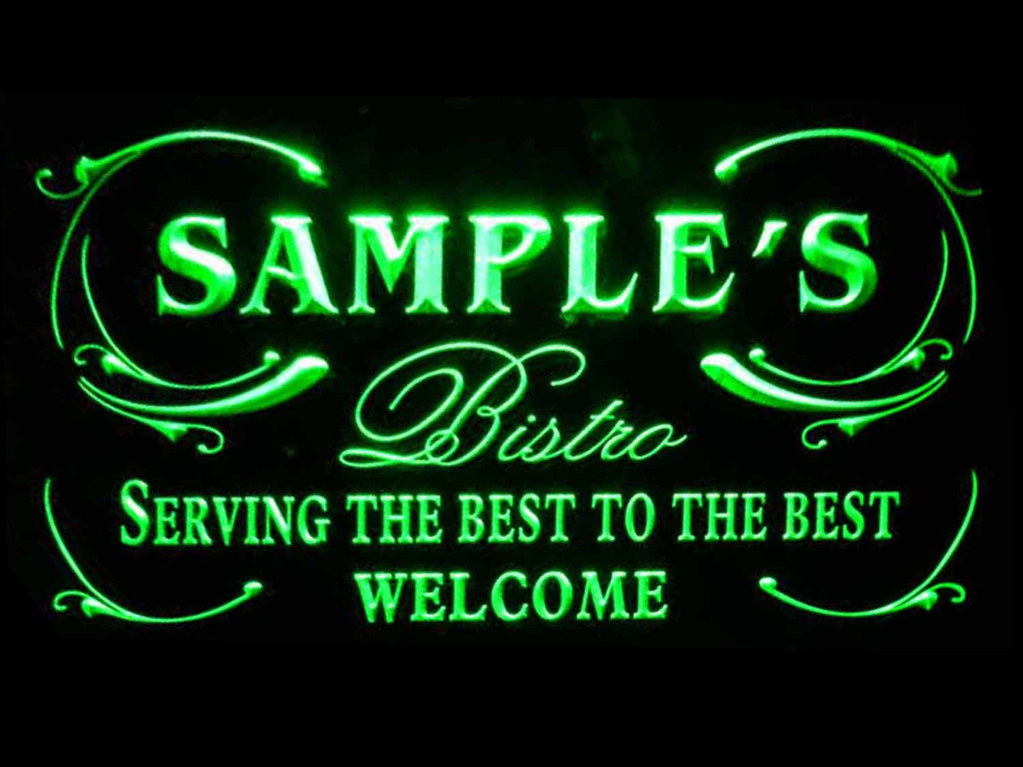 Personalized Best Bistro Custom Neon Light LED Neon Sign