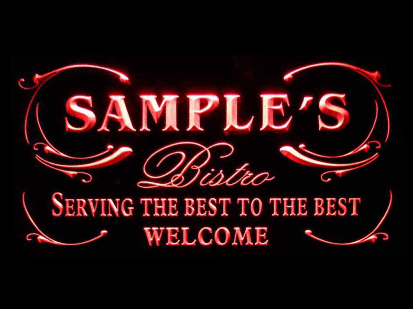 Personalized Best Bistro Custom Neon Light LED Neon Sign