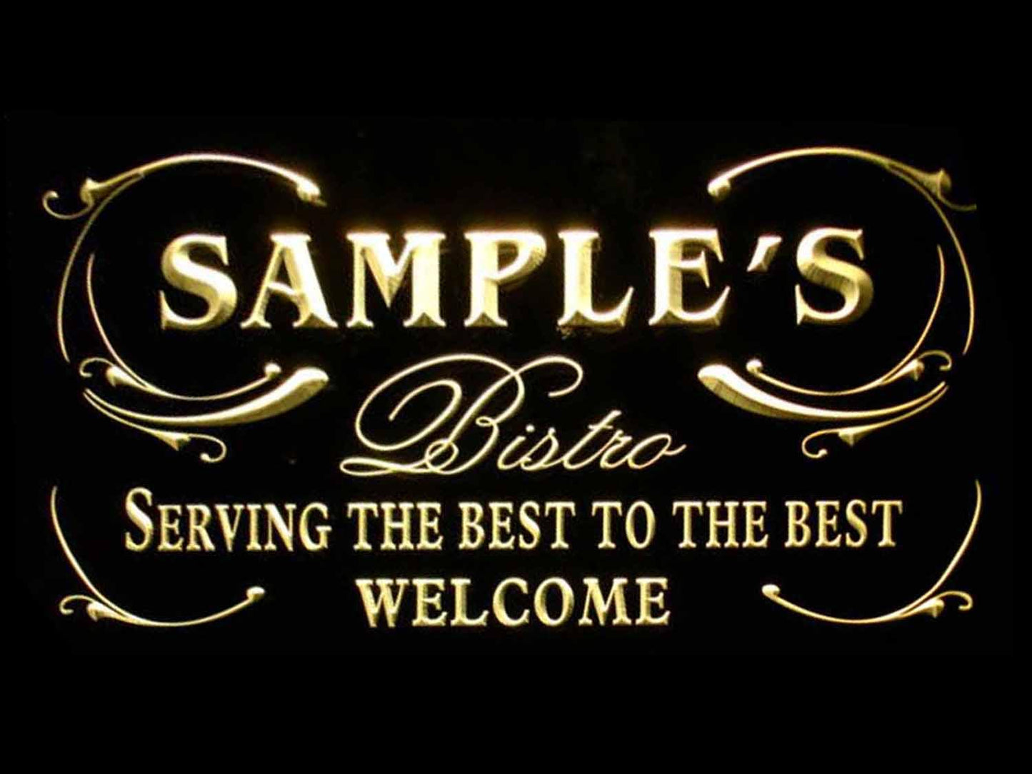 Personalized Best Bistro Custom Neon Light LED Neon Sign