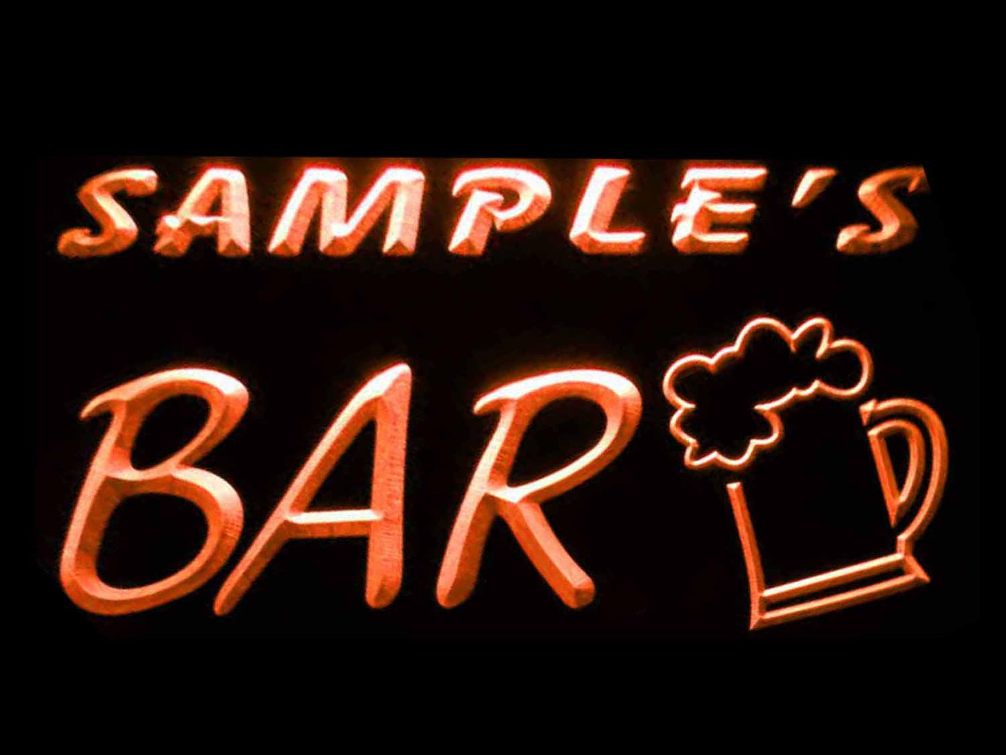 Personalized Home Brew Bar Beer Mug Glass Neon Light LED Neon Sign