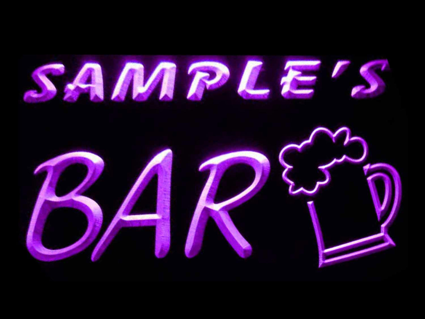 Personalized Home Brew Bar Beer Mug Glass Neon Light LED Neon Sign