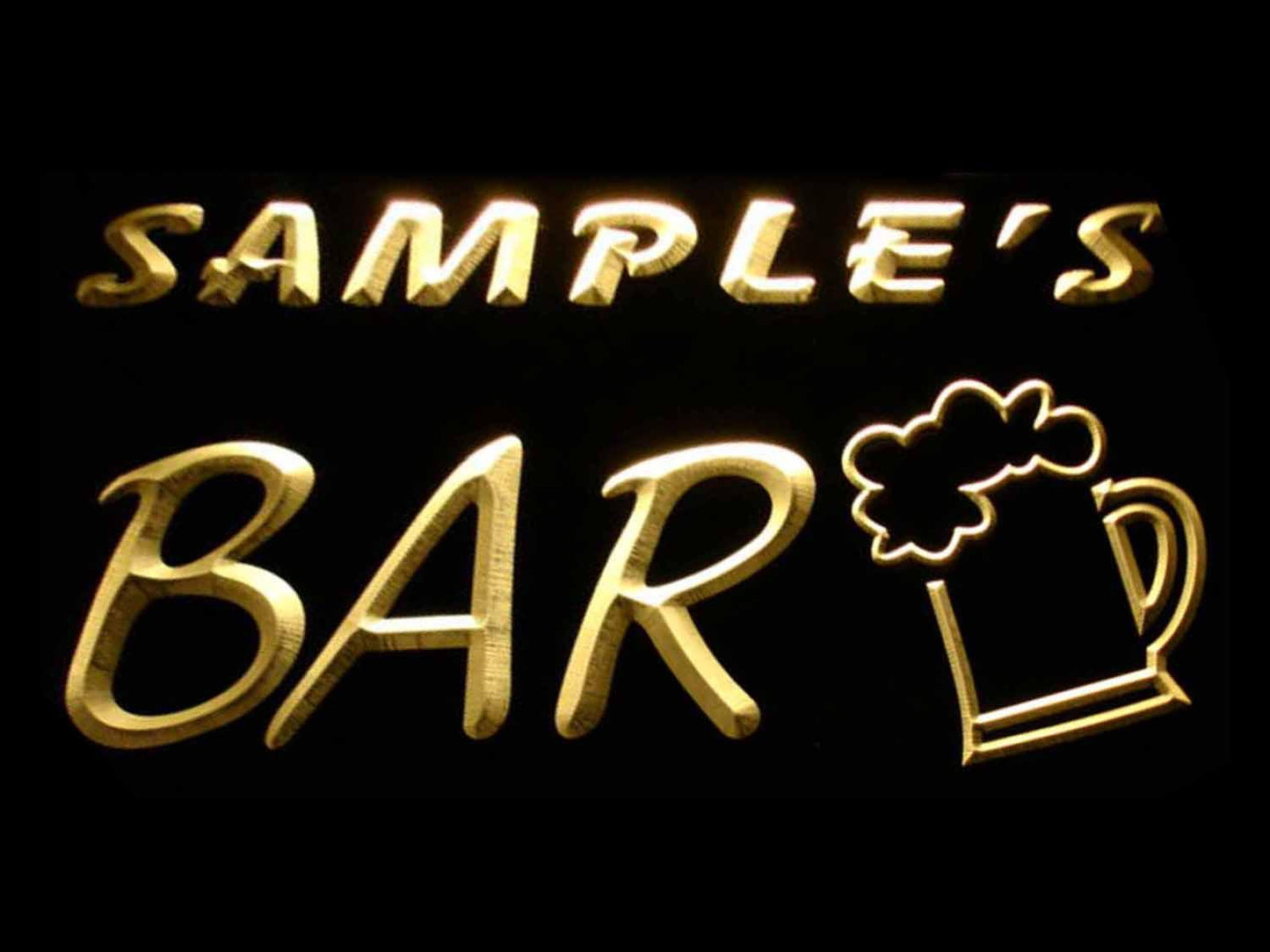 Personalized Home Brew Bar Beer Mug Glass Neon Light LED Neon Sign
