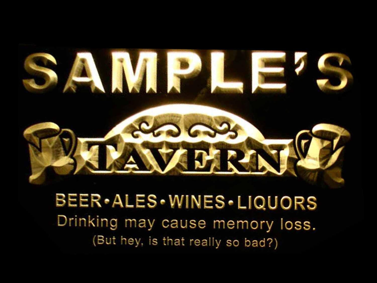 Personalized Tavern Man Cave Bar Beer Neon Light LED Neon Sign