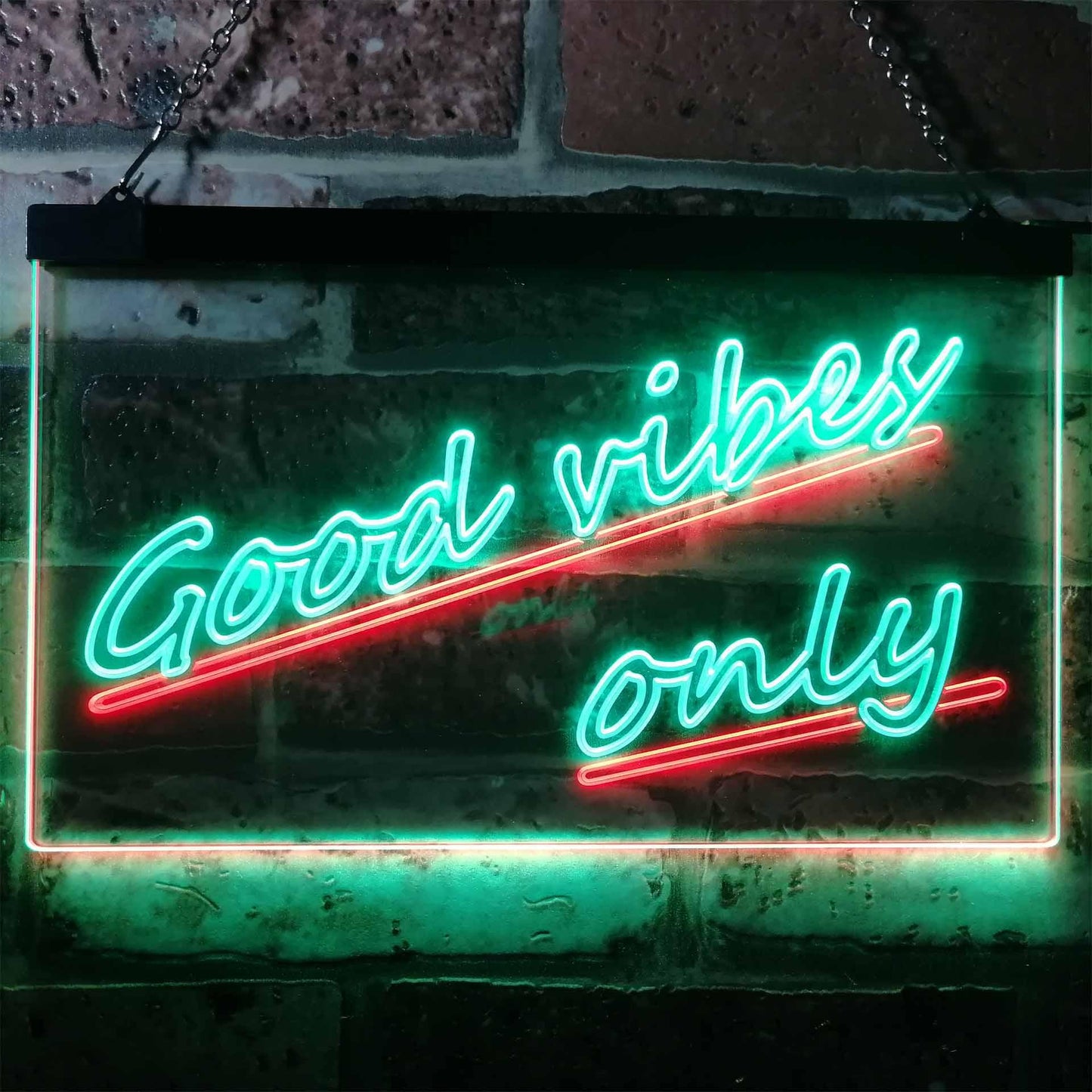 Wall Mounted Night Light Dual Color LED Neon Light Only
