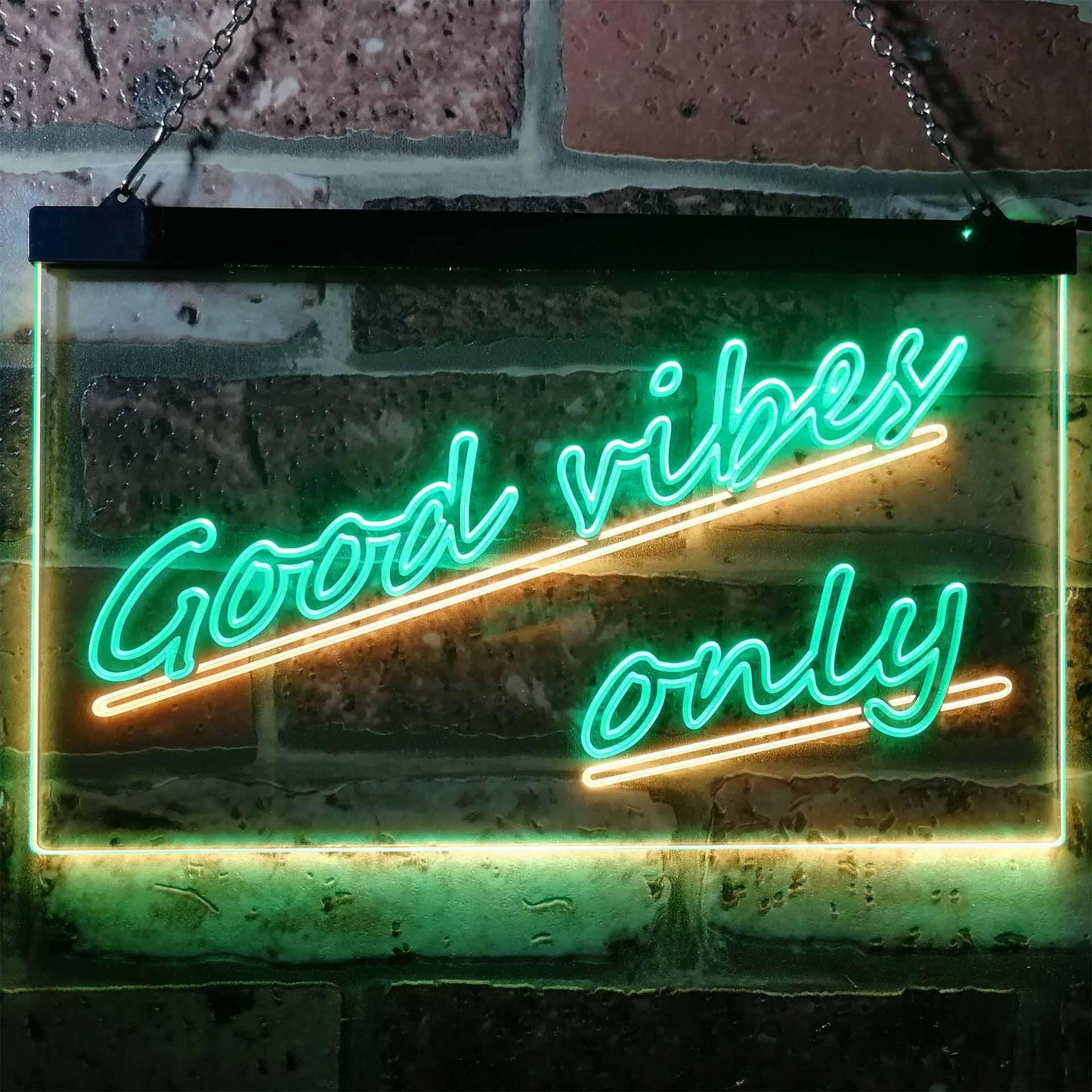 Wall Mounted Night Light Dual Color LED Neon Light Only