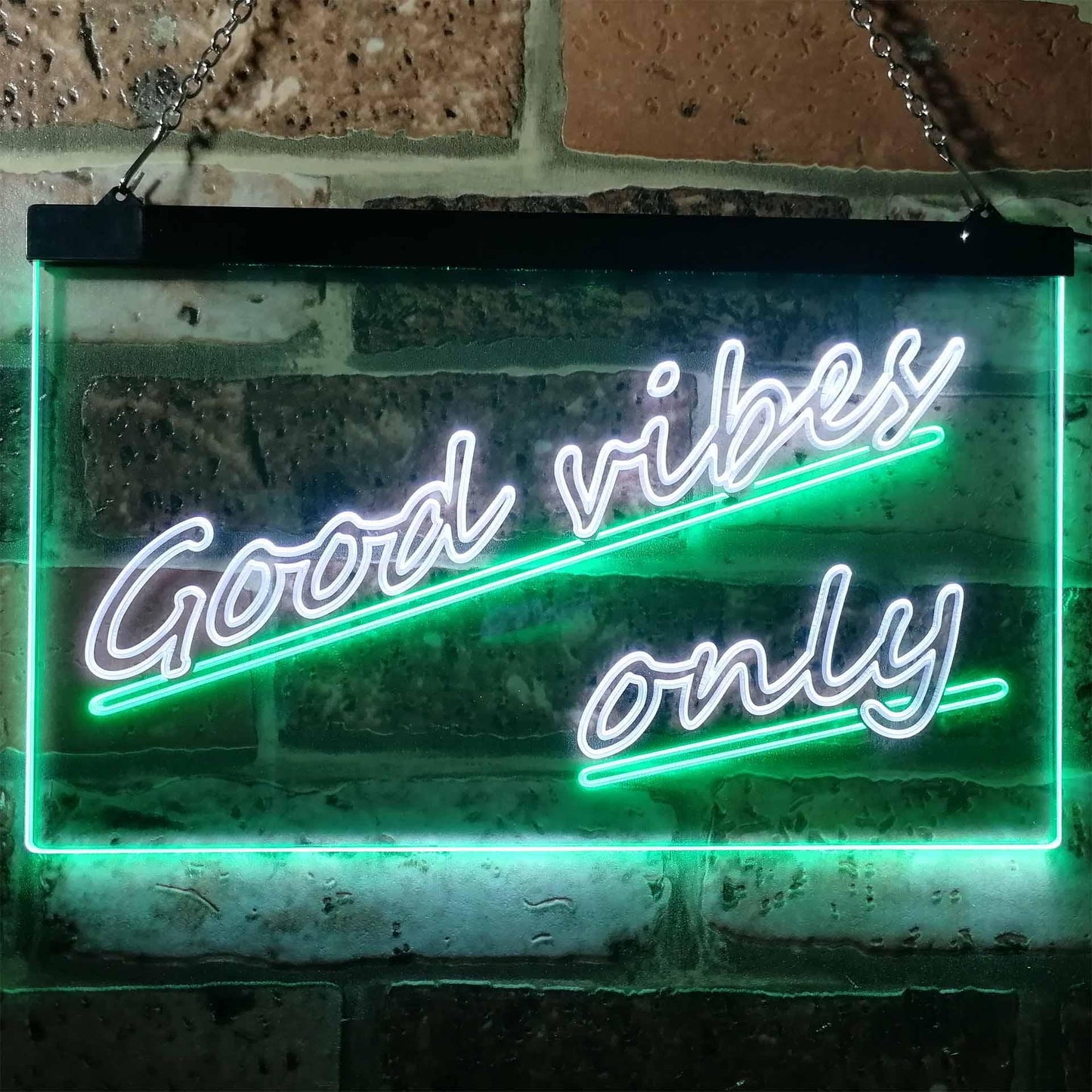 Wall Mounted Night Light Dual Color LED Neon Light Only