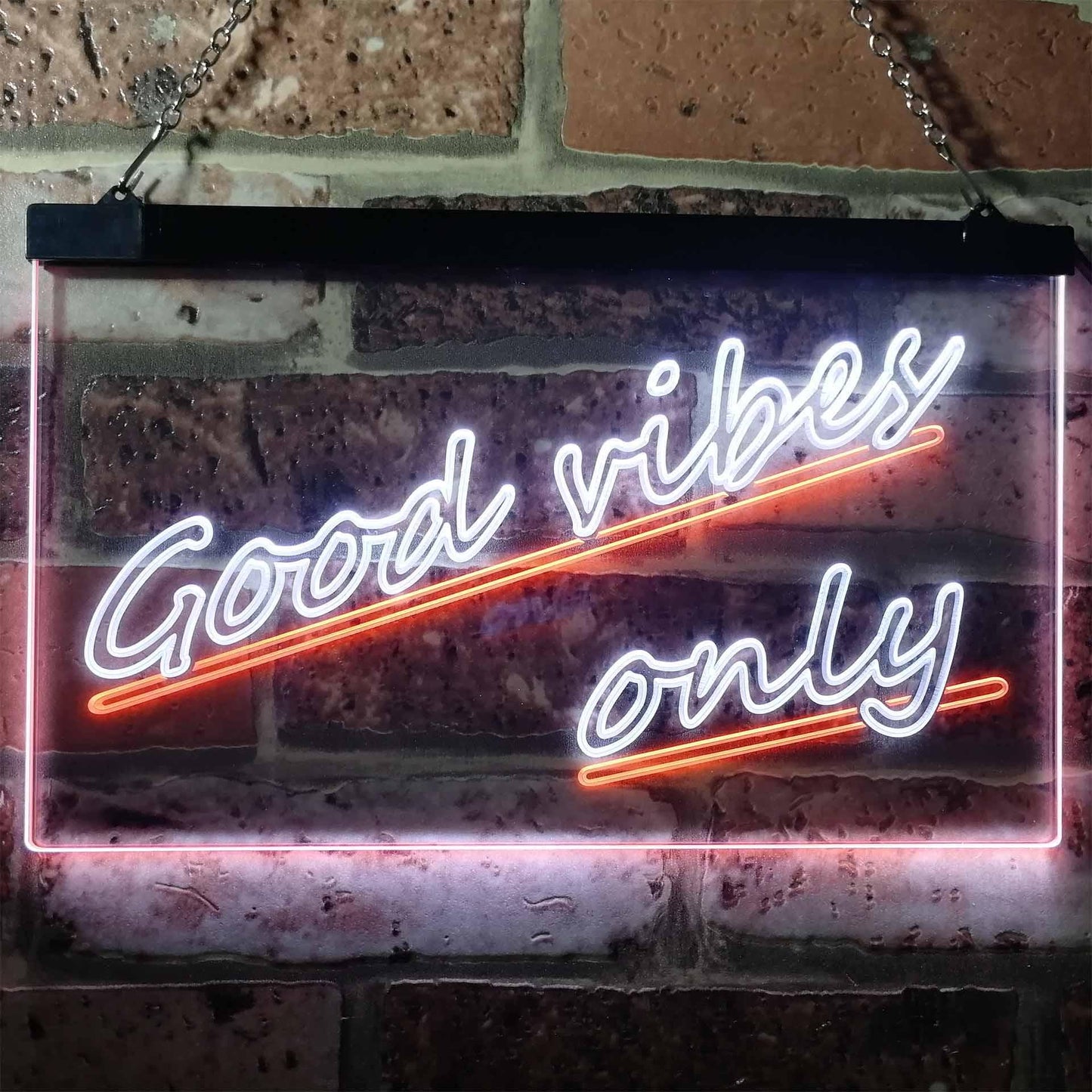 Wall Mounted Night Light Dual Color LED Neon Light Only