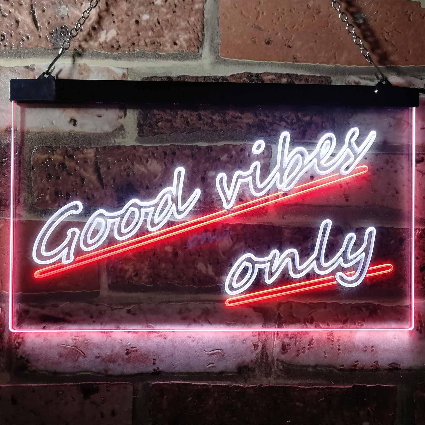Wall Mounted Night Light Dual Color LED Neon Light Only