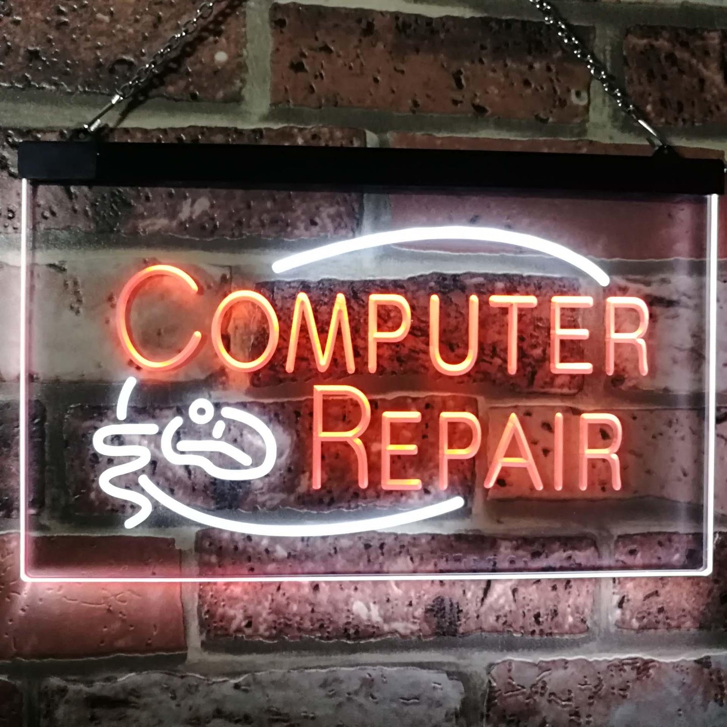 Computer Repair Dual-color LED Neon Sign