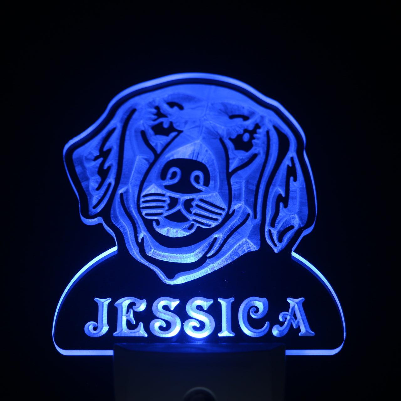 Golden Retriever Personalized Night Light Day/Night Sensor LED Sign