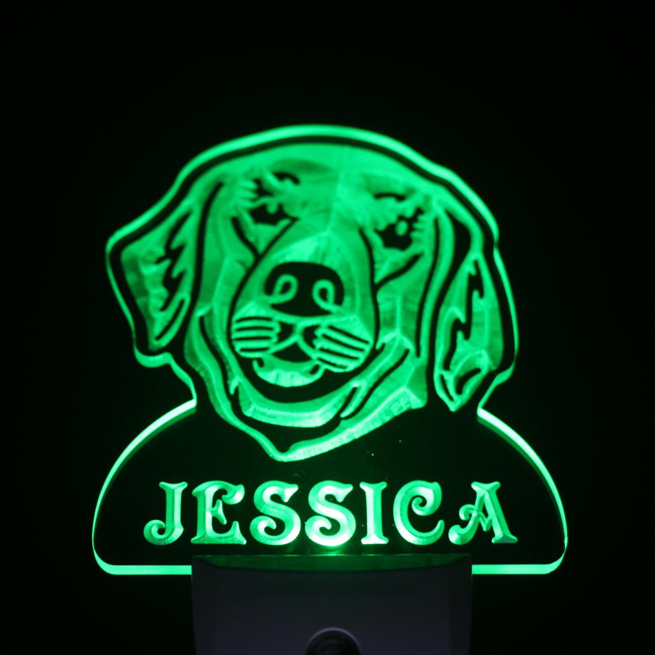 Golden Retriever Personalized Night Light Day/Night Sensor LED Sign