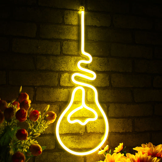 Light Bulb Ultra-Bright LED Neon Sign