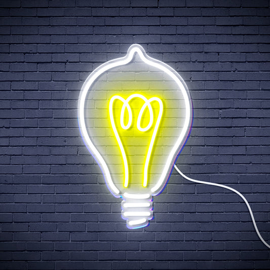 Light Blub Ultra-Bright LED Neon Sign