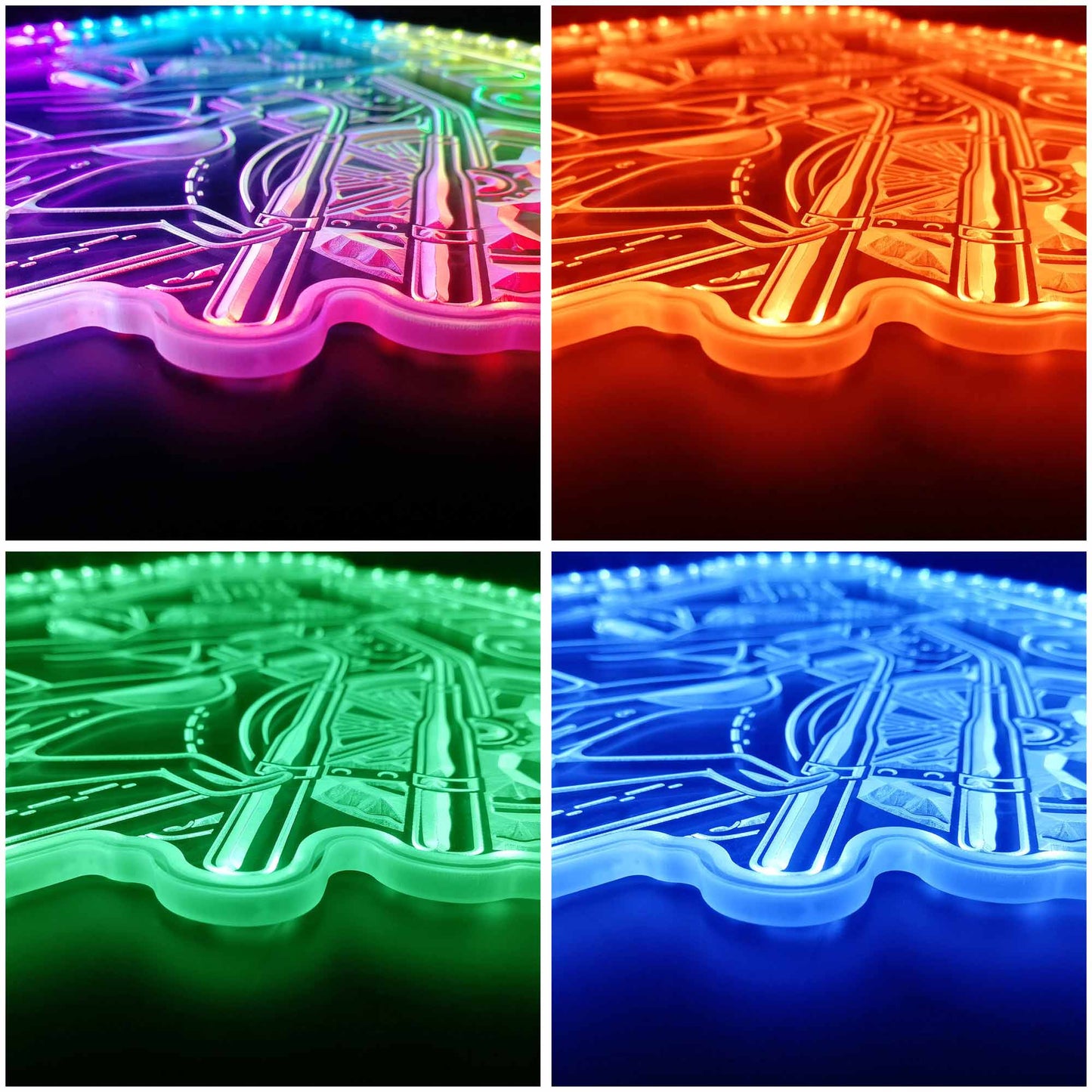 ADVPRO Rockabilly Girl Pin up Garage RGB Dynamic Glam LED Sign