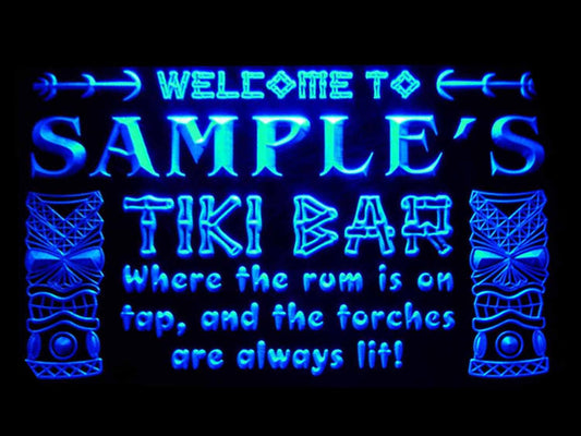 Personalized Tiki Bar Beer Neon Light LED Neon Sign