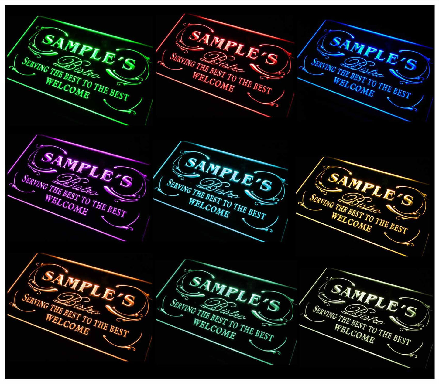 Personalized Best Bistro Custom Neon Light LED Neon Sign