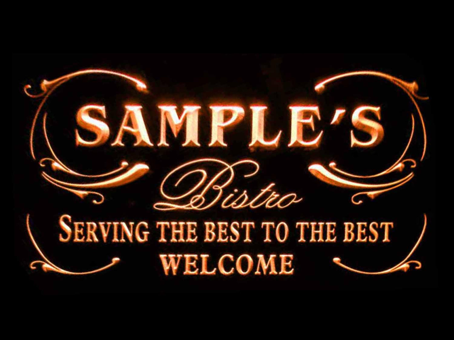 Personalized Best Bistro Custom Neon Light LED Neon Sign