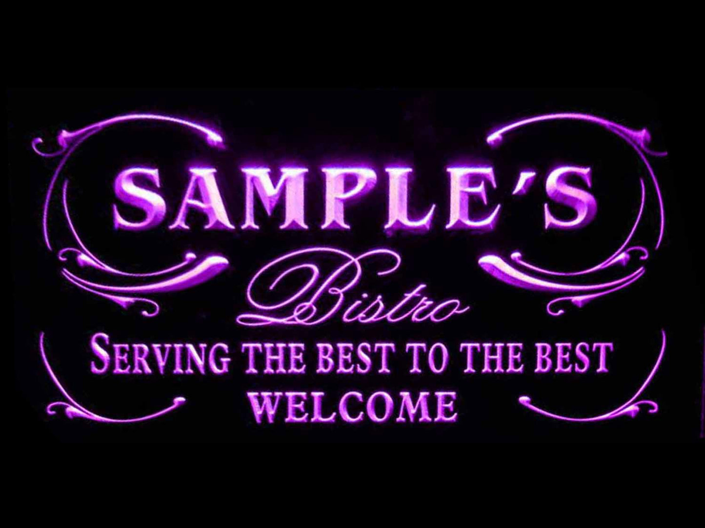 Personalized Best Bistro Custom Neon Light LED Neon Sign