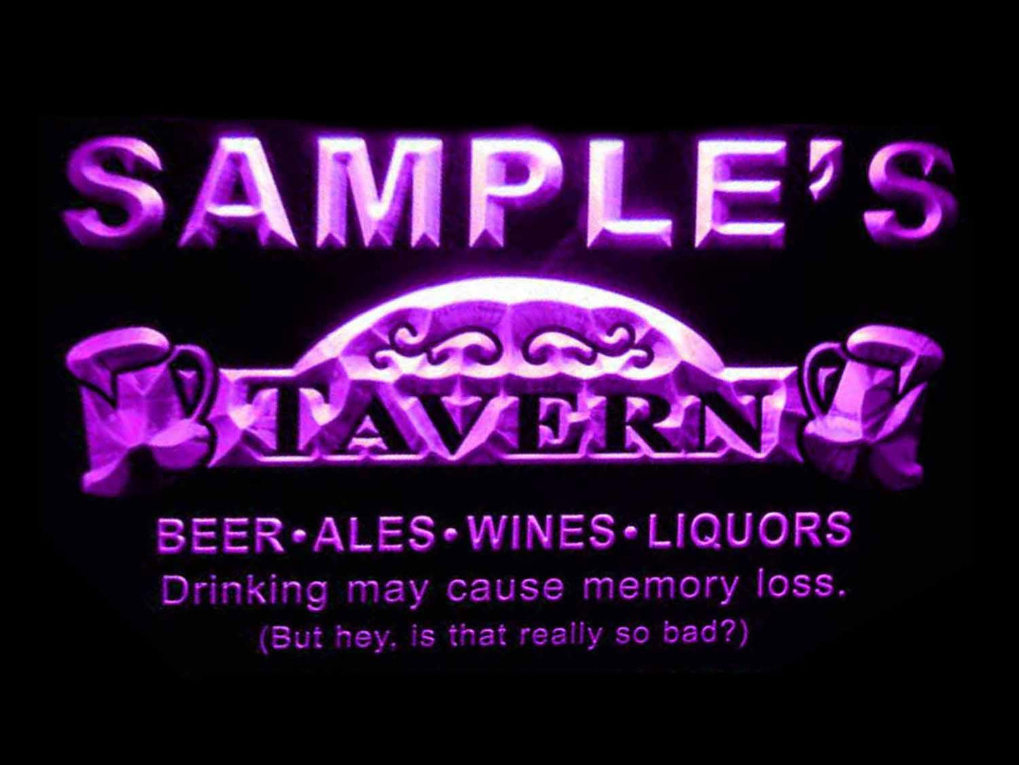 Personalized Tavern Man Cave Bar Beer Neon Light LED Neon Sign