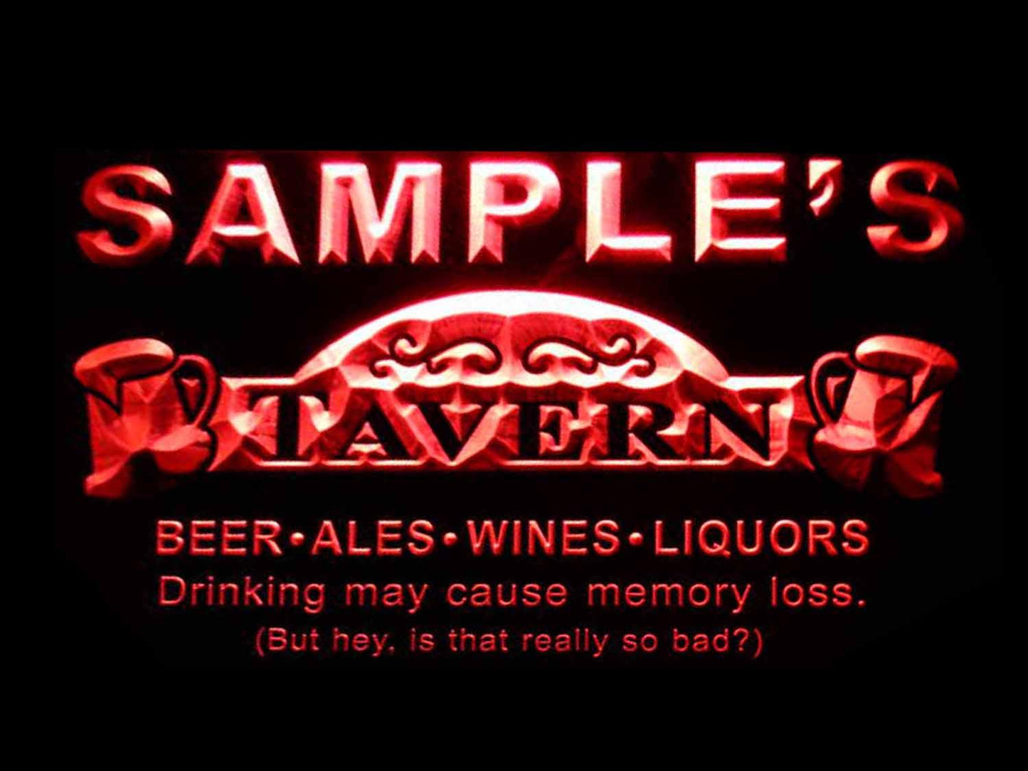 Personalized Tavern Man Cave Bar Beer Neon Light LED Neon Sign