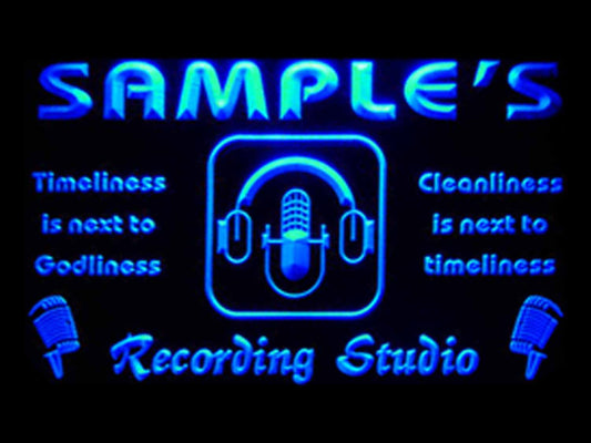 Personalized Recording Studio Microphone Neon Light LED Neon Sign