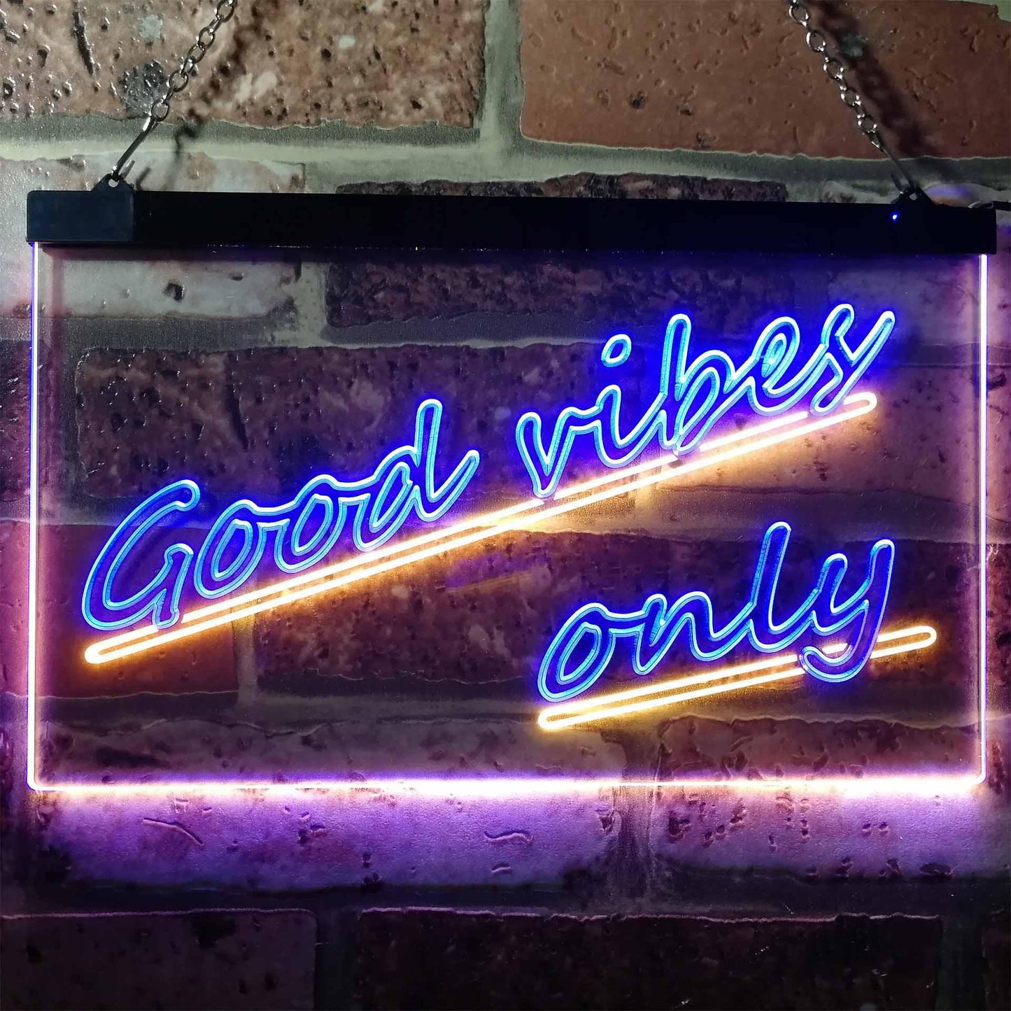 Wall Mounted Night Light Dual Color LED Neon Light Only