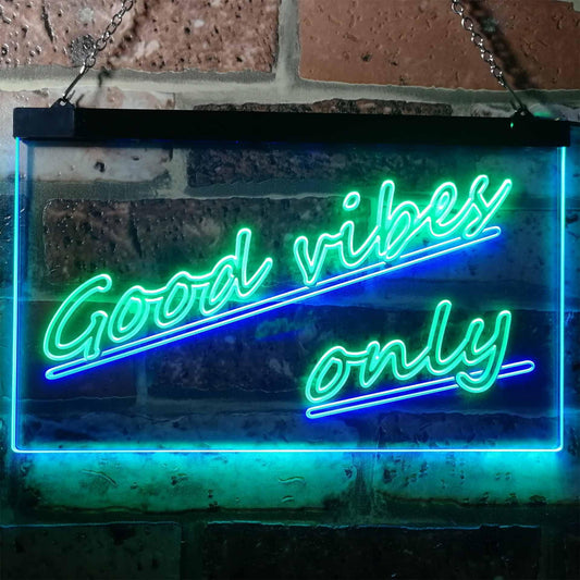 Wall Mounted Night Light Dual Color LED Neon Light Only