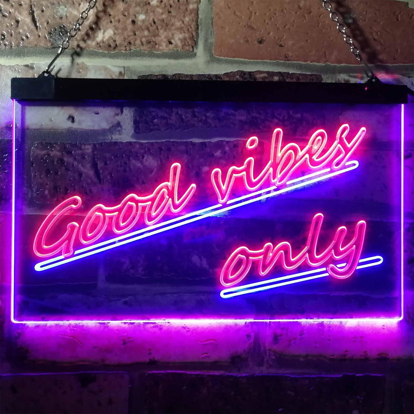 Wall Mounted Night Light Dual Color LED Neon Light Only