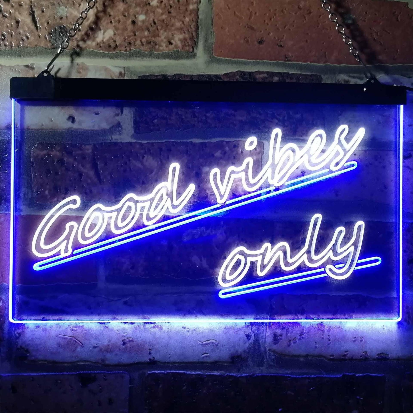 Wall Mounted Night Light Dual Color LED Neon Light Only