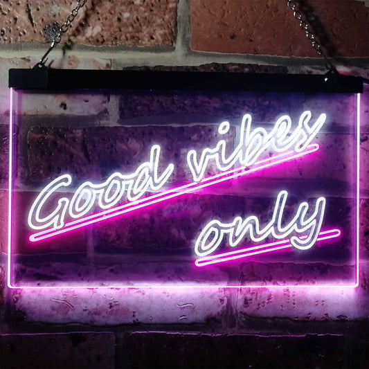 Wall Mounted Night Light Dual Color LED Neon Light Only