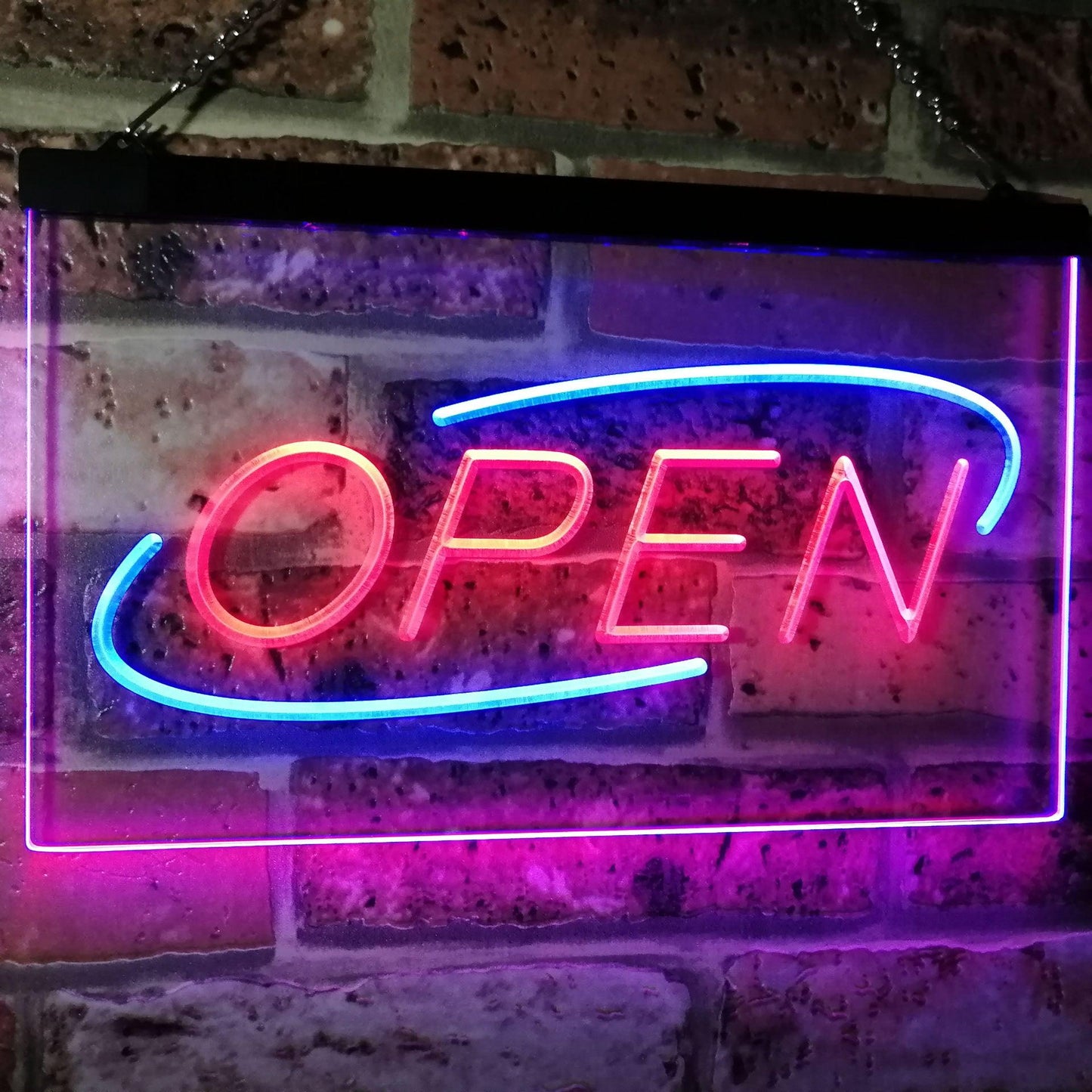 Open LED Neon Sign Dual-color LED Neon Sign