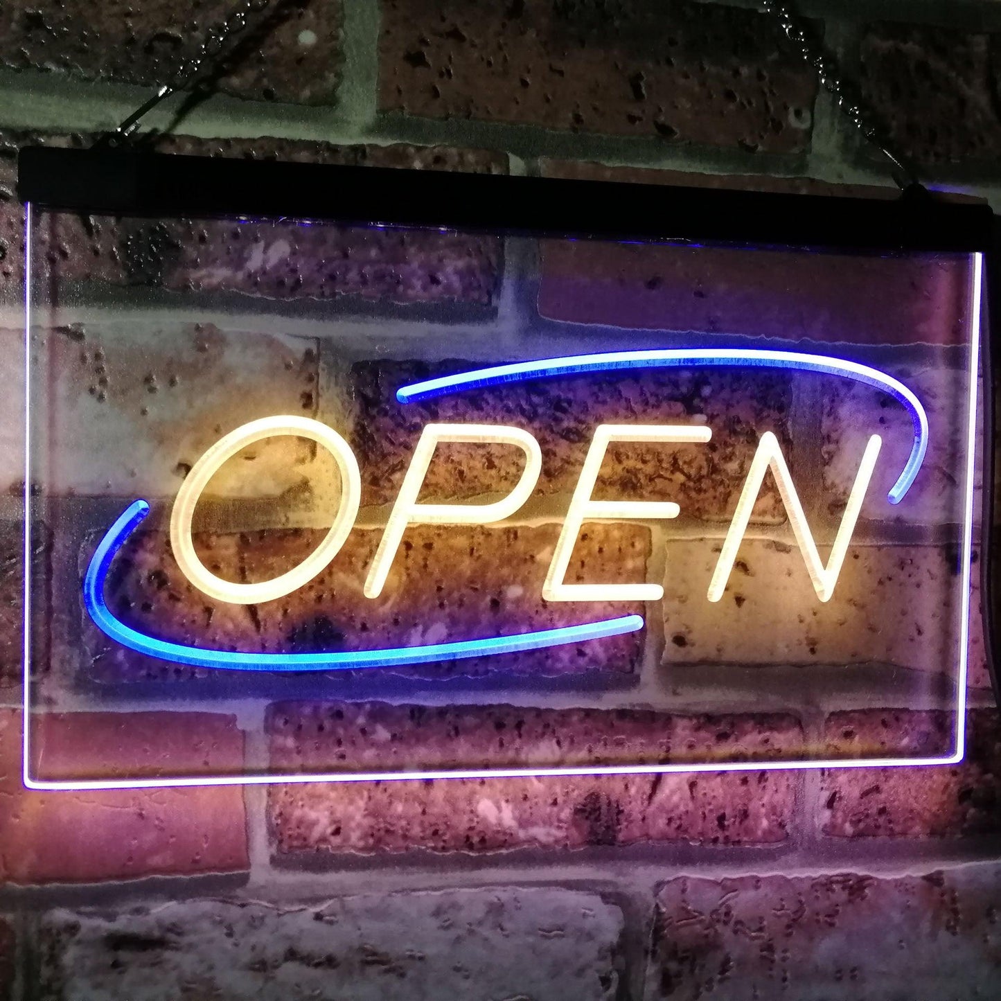 Open LED Neon Sign Dual-color LED Neon Sign