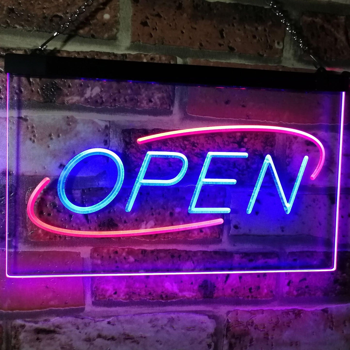 Open LED Neon Sign Dual-color LED Neon Sign