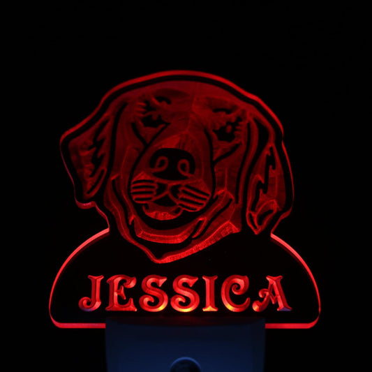Golden Retriever Personalized Night Light Day/Night Sensor LED Sign